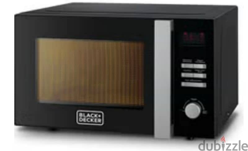 microwave black and decker black ميكرويف و شواية بلاك اند ديكر بالضمان 0