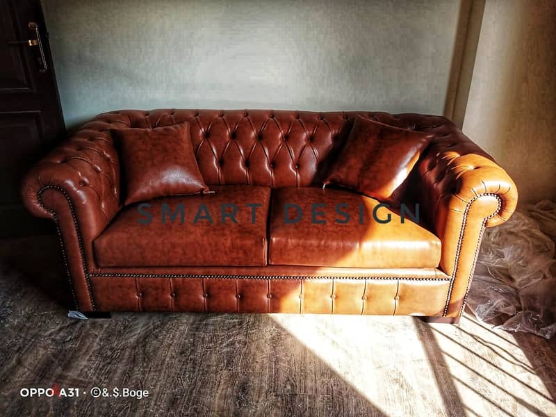 Classy, ​​classic reception sofa - كنبة استقبال كلاسيك راقي خشب زان 2