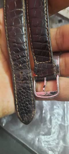 Longines Strap Genuine Leather Original good Condition 0