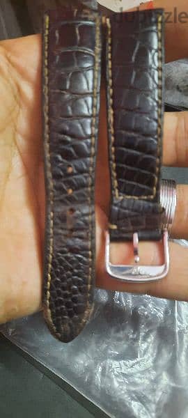Longines Strap Genuine Leather Original good Condition 1