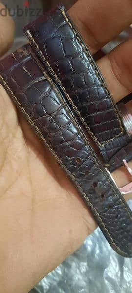 Longines Strap Genuine Leather Original good Condition 2