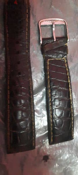 Longines Strap Genuine Leather Original good Condition 3