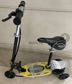 Brand New E-Scooter Yellow Color.
