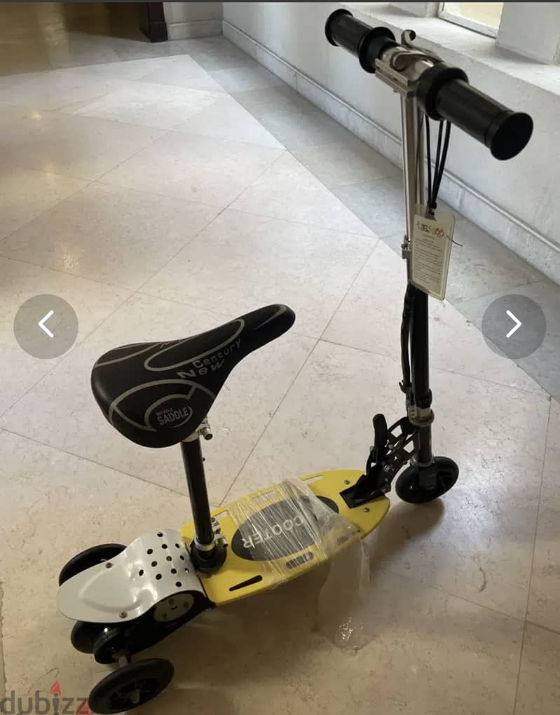 Brand New E-Scooter Yellow Color. 1