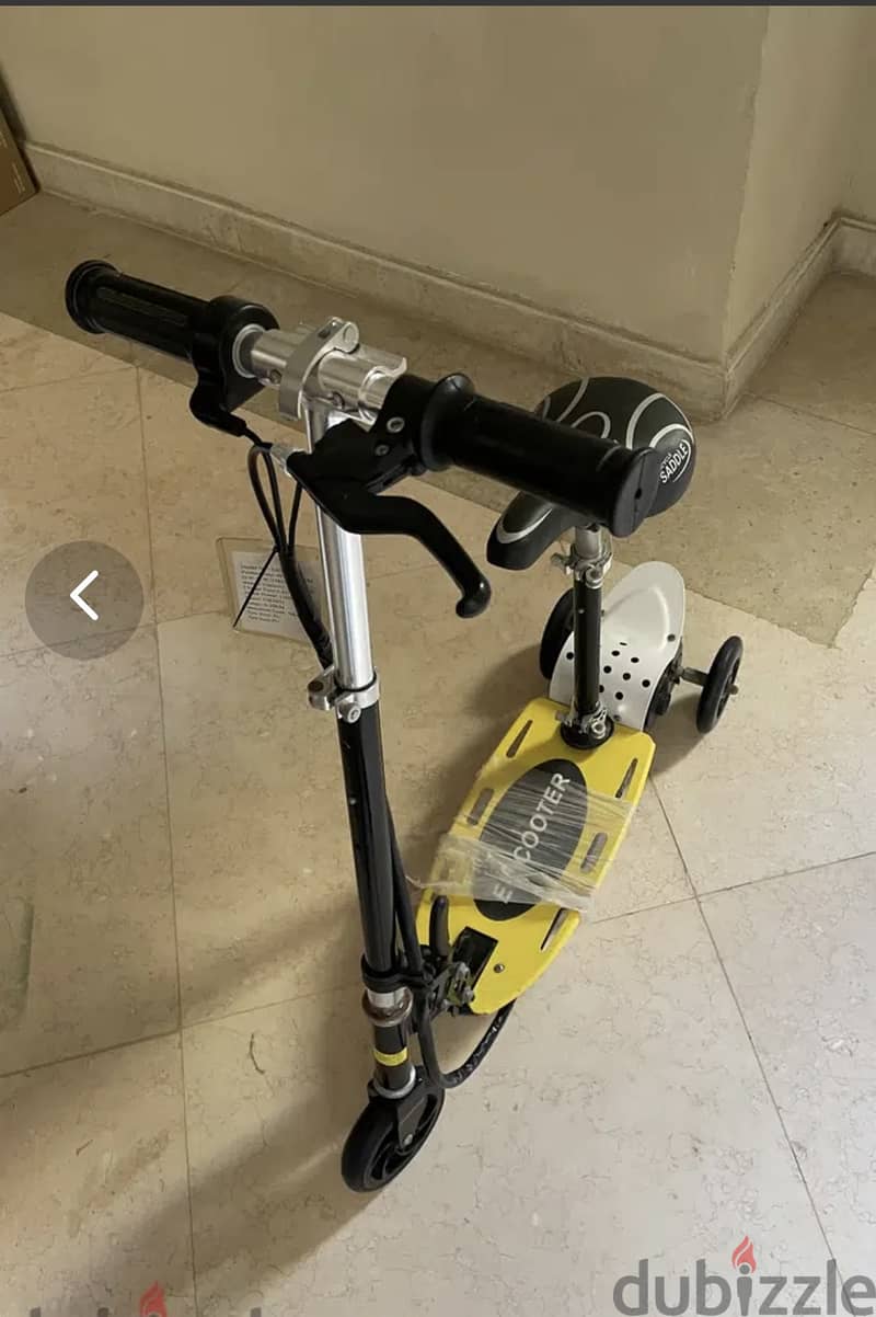 Brand New E-Scooter Yellow Color. 3