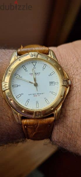 ORIENT: Mechanical Classic Watch, Leather Strap - 38.4mm (RA-AC0M01S) 2