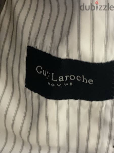 GUY LAROCHE suit بدلة رجالي ماركة جي لاروش مقاس ٥٨ 4