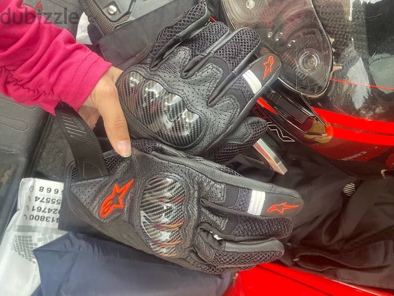 Alpinestars Gloves XL جوانتي بايكرز 2