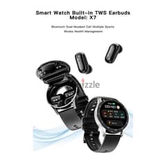 X7 Smart Watch buds ساعة سمارت بسماعات