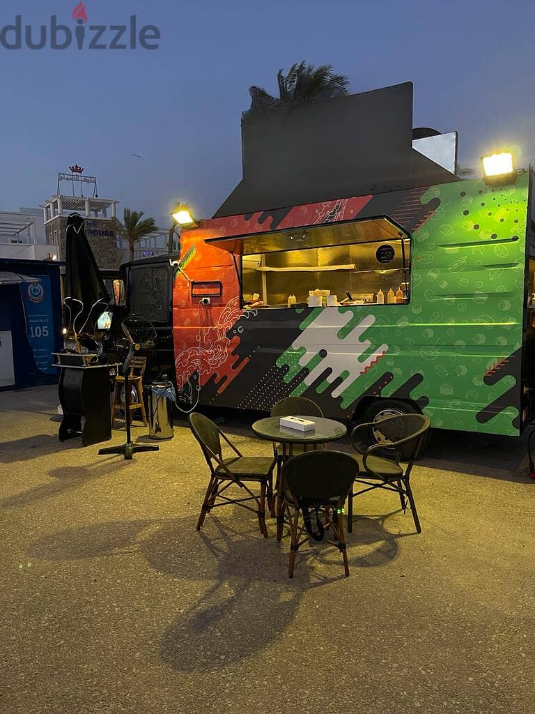 عربية طعام متنقلة - بدون موتور (Food Truck) 3