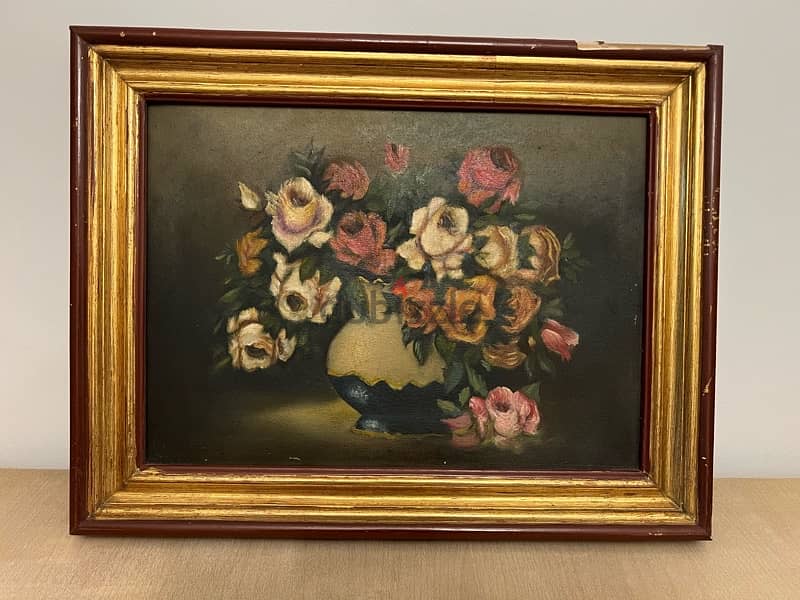 handmade oil floral painting 2