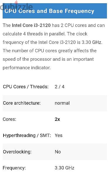 Intel Core I3 2120 1