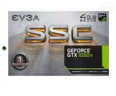 GTX 1050 ti NVDIA SSC Evga ddr5 Geforce gaming كارت شاشة جيمينج