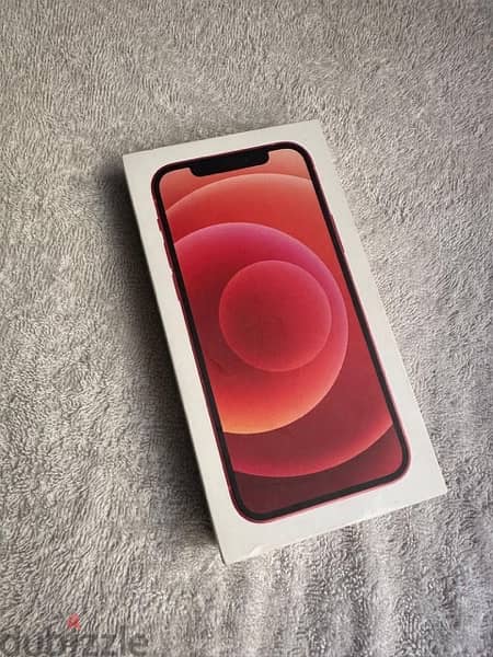 iPhone 12 كسر الزيرو حالة ١٠٠٪؜   بالعلبة و كامل الملحقات لون احمر مو 7
