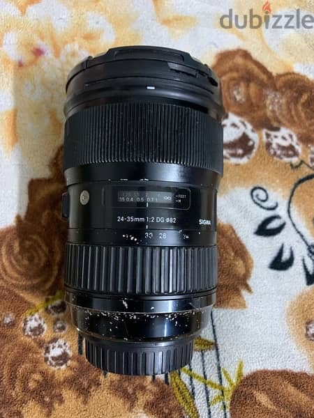 lens sigma 24/35 for canon f 2 1