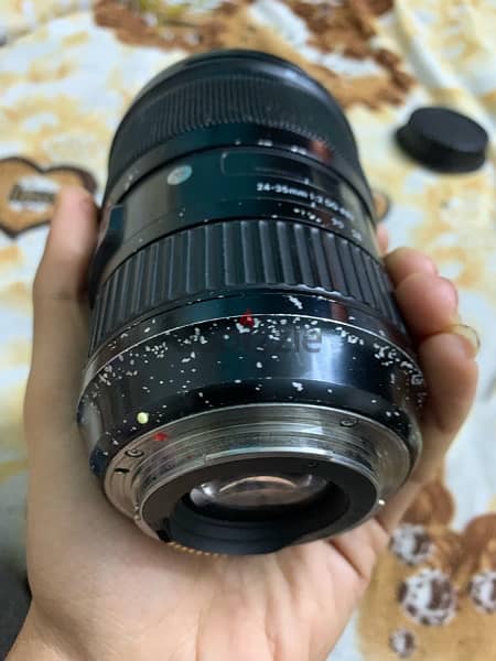 lens sigma 24/35 for canon f 2 5