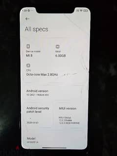 Xiaomi mi 8 شاومي مي ٨ 0