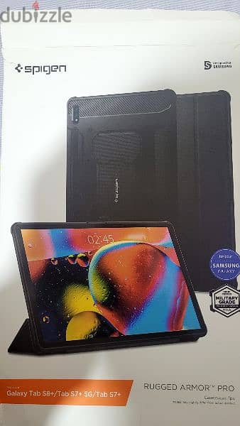 جراب تابلت سامسونج +tab S7+/  Galaxy Tab S8 2