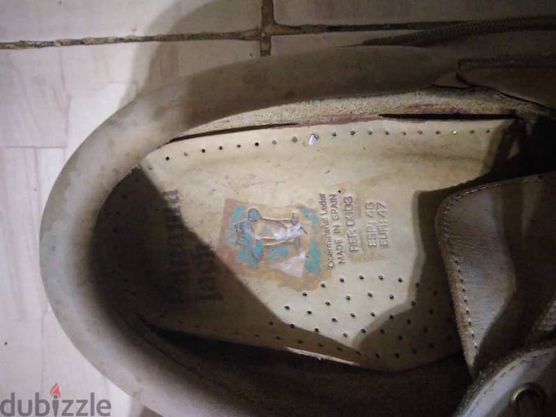 حذاء اسباني الصنع مقاس ٤٧ ماركة panama jack استعمال خفيف وارد الخارج 4