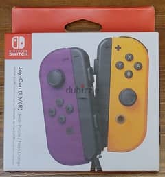 Nintendo Switch Neon Purple/ Neon Orange Joy-Con (L-R) New Sealed