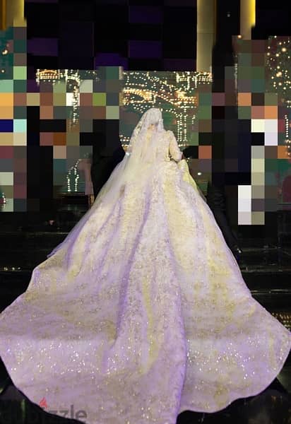 فستان زفاف من تصميم مى علام 1