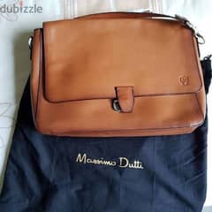 Massimo Dutti fine leather bag