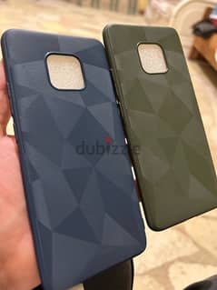 3 Covers for mate 20 pro ( dark blue - dark green )