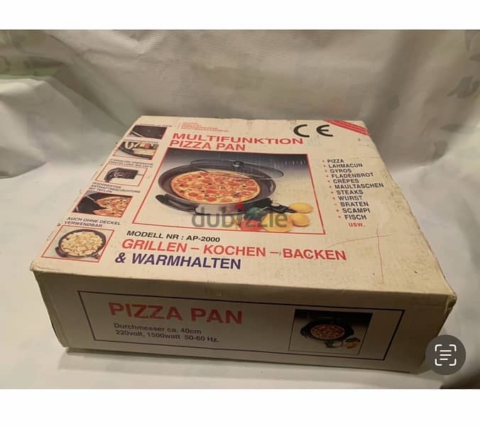 multi functional pizza pan متعدد الاستخدامات للخبز  طهي قلي شوي تسخين 0
