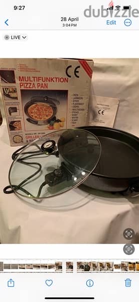 multi functional pizza pan متعدد الاستخدامات للخبز  طهي قلي شوي تسخين 5