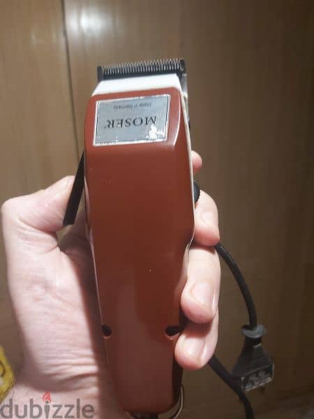 Moser Hair clipper made in Germany 
مكنة حلاقة موزر ألماني 4