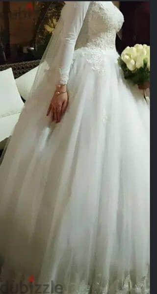 أرق فستان زفاف (فرح) بسعر مغرى 1