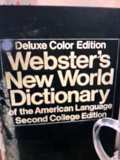 Webster’s New World Dictionary American