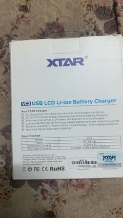 Usb Lcd Li-Ion battery charger 0