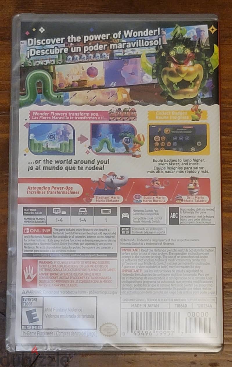 Super Mario Bros. Wonder Nintendo Switch New Sealed Game GOTY 2023 1