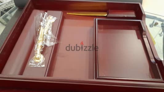 wooden desk set طقم مكتب جديد