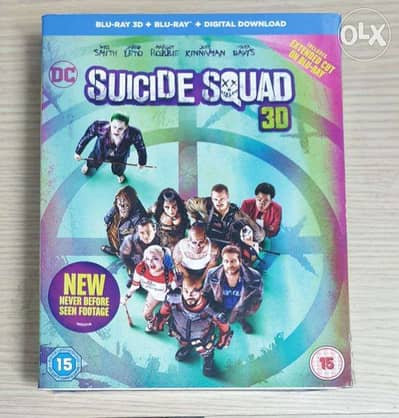 bluray suicide squad 1 extended cut 3D الجزء أصلى وارد من انجلترا