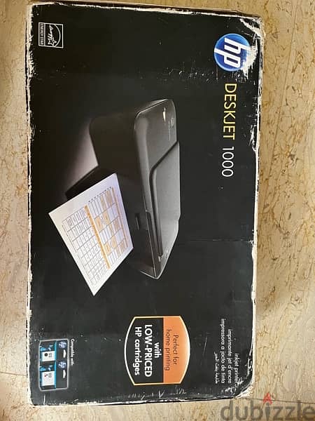 hp Deskjet 1000 printer low priced hp cartridges like new 0