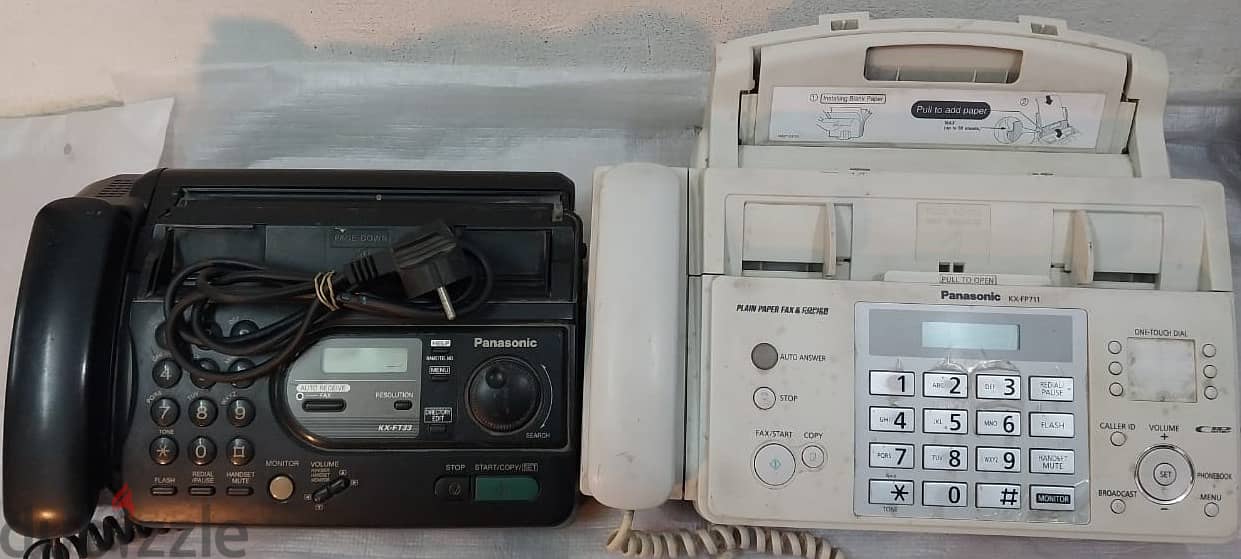 للبيع جهاز فاكس باناسونك اصلى  Panasonic Fax  بسعر 450جم 1