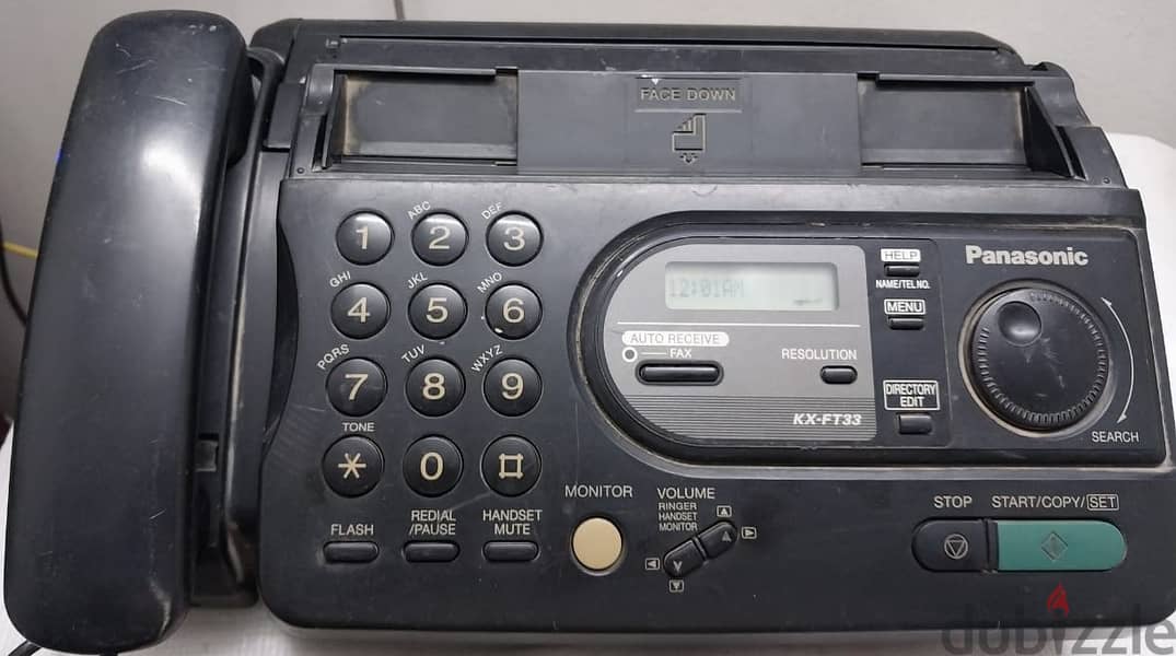 للبيع جهاز فاكس باناسونك اصلى  Panasonic Fax  بسعر 450جم 7