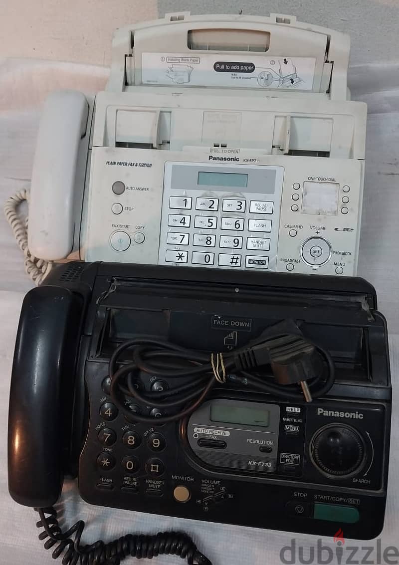 للبيع جهاز فاكس باناسونك اصلى  Panasonic Fax  بسعر 450جم 11