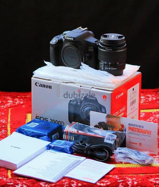 Canon 2000D Shutter 0 جديدة استعمال مرة فقط 1