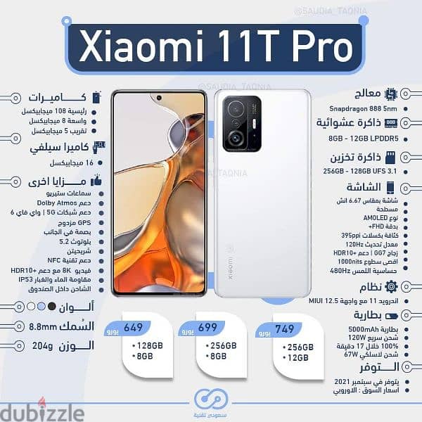 Xiaomi 11 T PRO 1