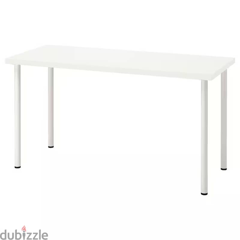 Brand new Ikea desk - LAGKAPTEN / ADILS - white, 140x60 cm 0