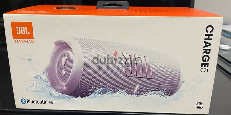 JBL Charge 5 Portable Bluetooth Speaker - Pink 2