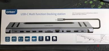 Onten All-in-one USB-C Multi Function Docking Station 12 0