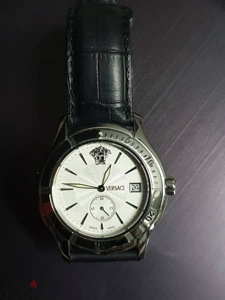 ساعة فيرساتشي صناعة سويسرية اصلي  Versace watch original Swiss made 8