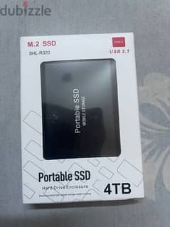 SSD extrenal hard desk 4 TB  new with the box