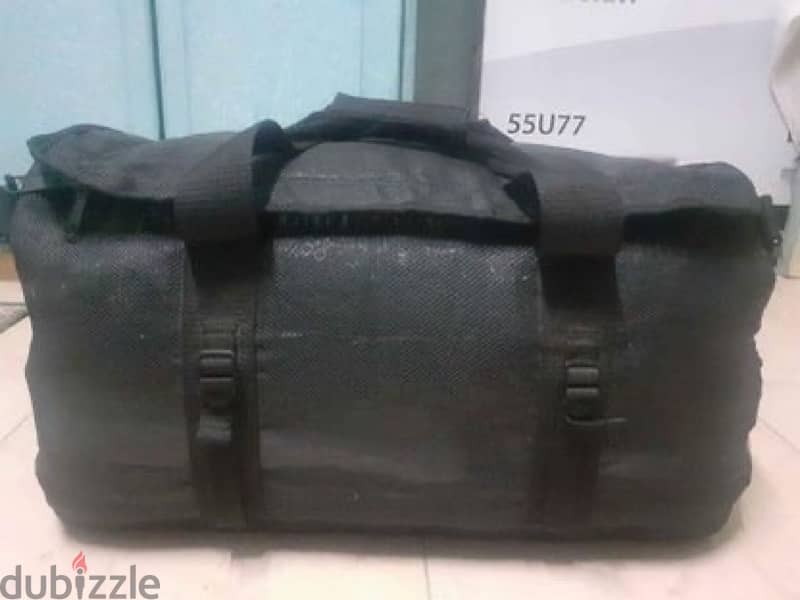 duffel bag black 2