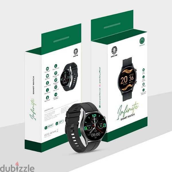 Green Lion Infinite Smart Watchللبيع ساعه سمارت 0
