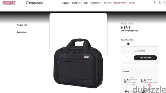 American tourister laptop briefcases